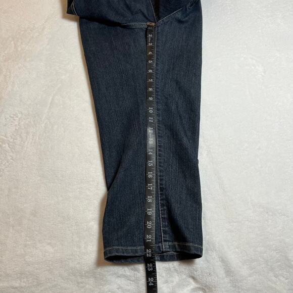 Chico's Mid Rise Crop Jeans Size 10/M/1.5 Stretch Casual Summer Minimalist - Picture 9 of 9